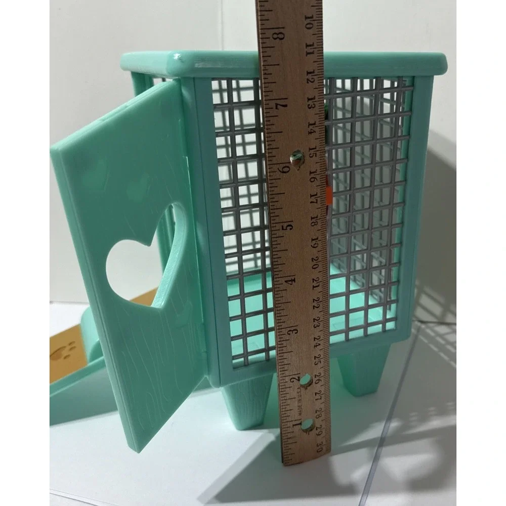 2016‎ American Girl  Rabbit HUTCH With Carrot Water Bottle Wellie Wishers DNG51